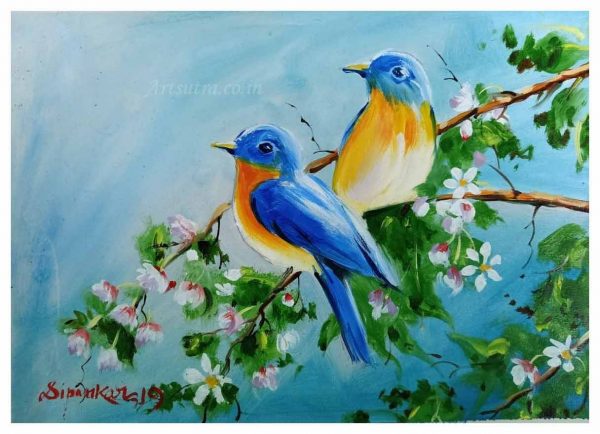 Bird-Love-Painting
