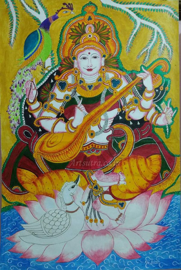 Sarswati-Painting