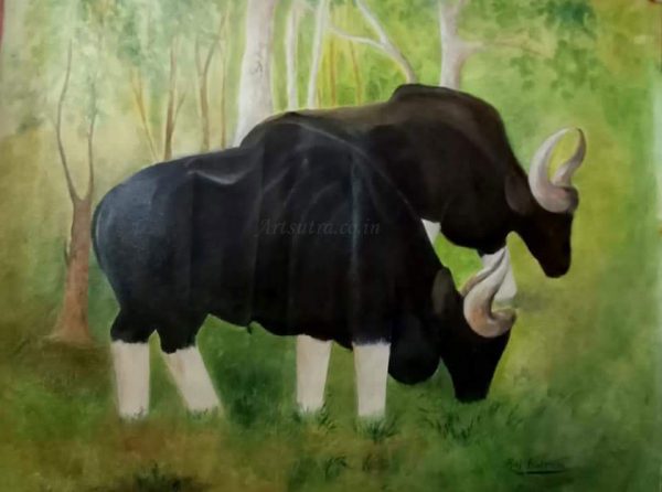 bisons-Painting