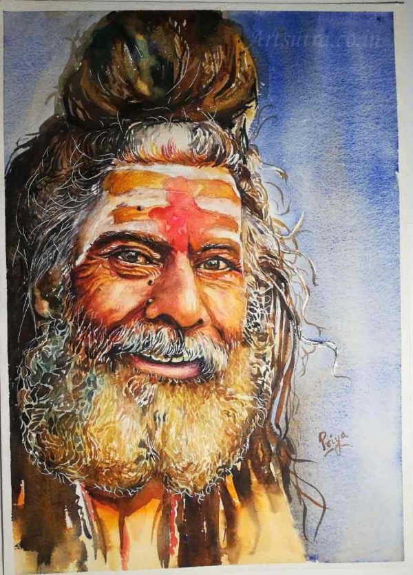 Sadhu-wisdom-Painting