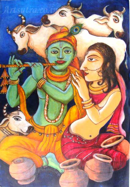 Lord-Krishna-III–Painting