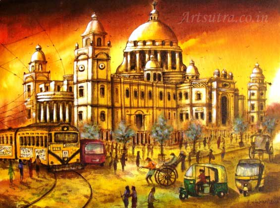 VICTORIA-MEMORIAL-The-Heritage-of-Kolkata-Painting