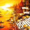 Vibrant-Ghats-of-Varanasi-VII-Painting